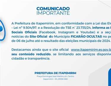 COMUNICADO LEI ELEITORAL